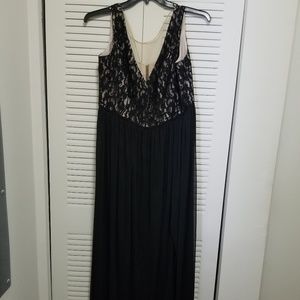 Black David's bridal bridesmaid dress